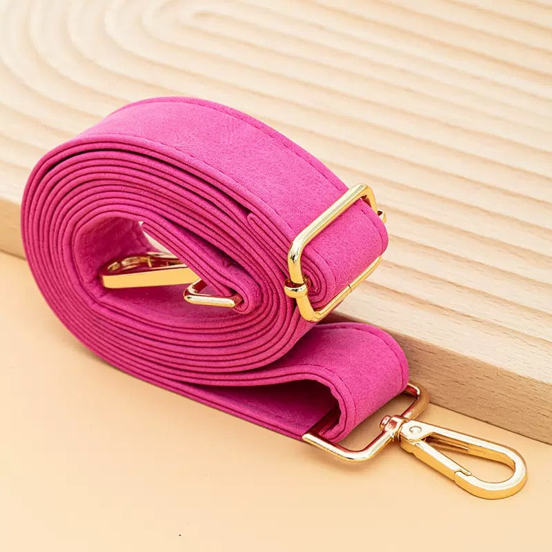 140cm faux suede leather straps, adjustable crossbody straps B3