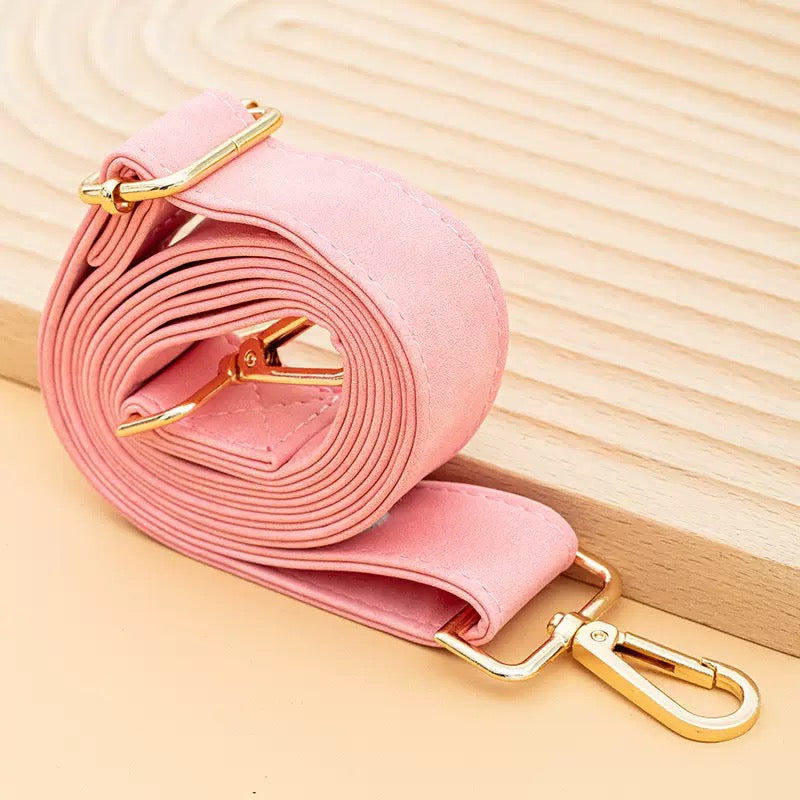 140cm faux suede leather straps, adjustable crossbody straps B3
