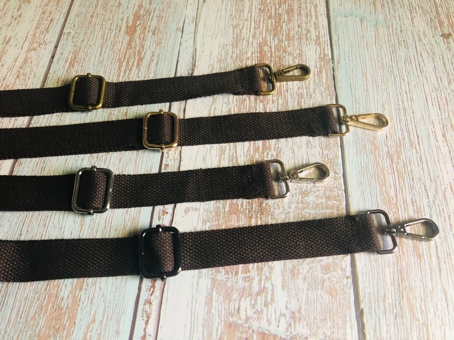 Pre-made adjustable bag handles, 1 inch crossbody straps, 25mm solid webbing for shoulder bags