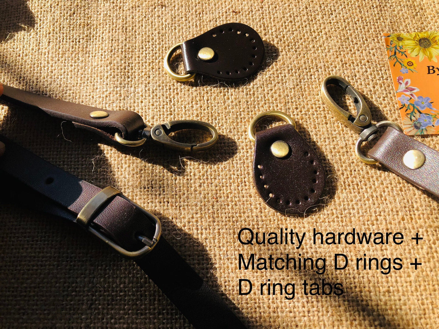 Premium genuine leather straps, adjustable crossbody straps, straps for bags, leather handles with brass hardware for handmade bags