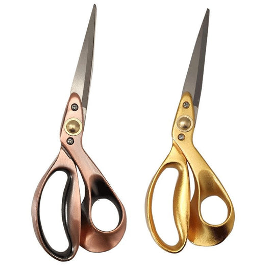 Professional fabric shears, 9 inch tailor scissors for dressmaking, bag making, sharp fabric cutting tools, Retro style scissors