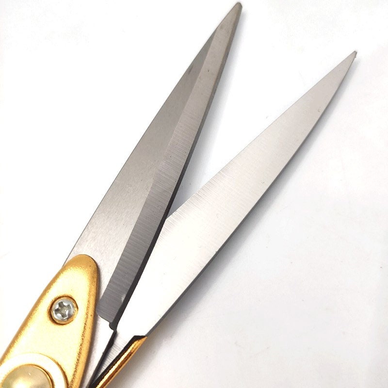 Professional fabric shears, 9 inch tailor scissors for dressmaking, bag making, sharp fabric cutting tools, Retro style scissors