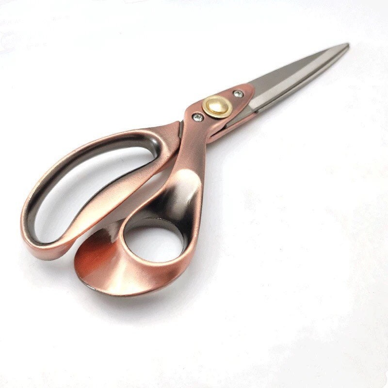 Professional fabric shears, 9 inch tailor scissors for dressmaking, bag making, sharp fabric cutting tools, Retro style scissors