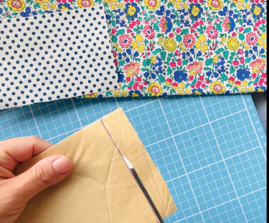Peel & Stick fleece stabilizer, Smackdown fleece interfacing, Self-adhesive batting for bags, quilts, coasters E6/F6