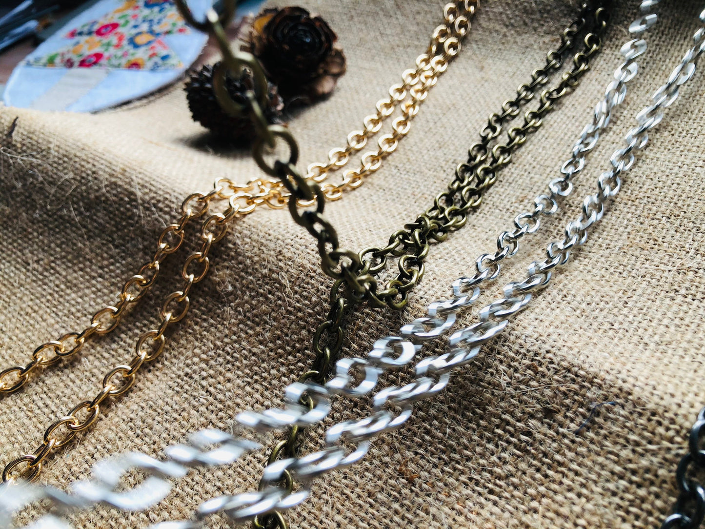 120cm chain straps, crossbody straps, silver, gold, gunmetal black, antique brass metal straps for bags