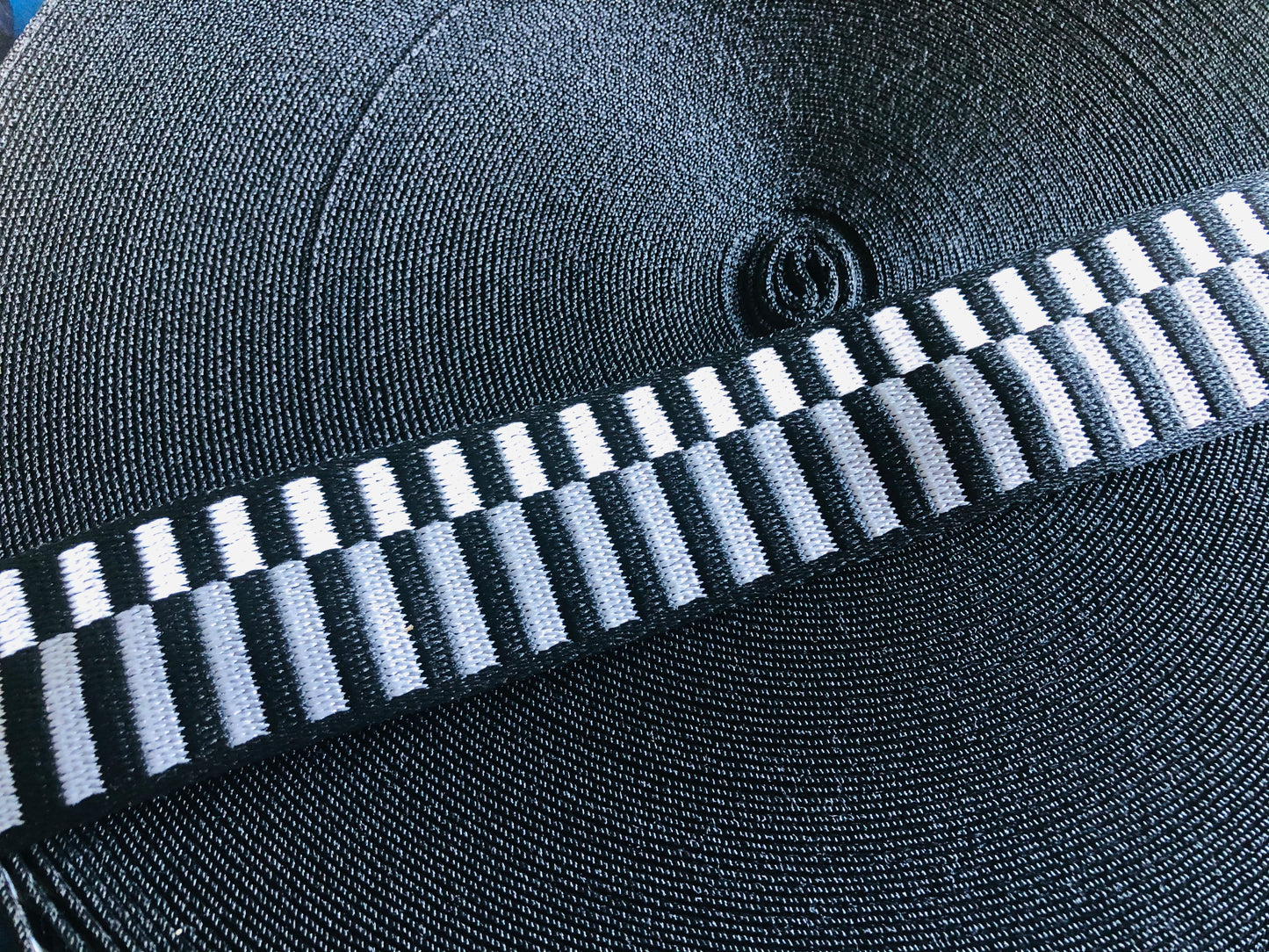 3 metre of piano keys patten strap, 3.8cm/1.5 inch pattern webbing for tote bags, adjustable crossbody straps, handmade backpacks, heavy duty handles  by the meter