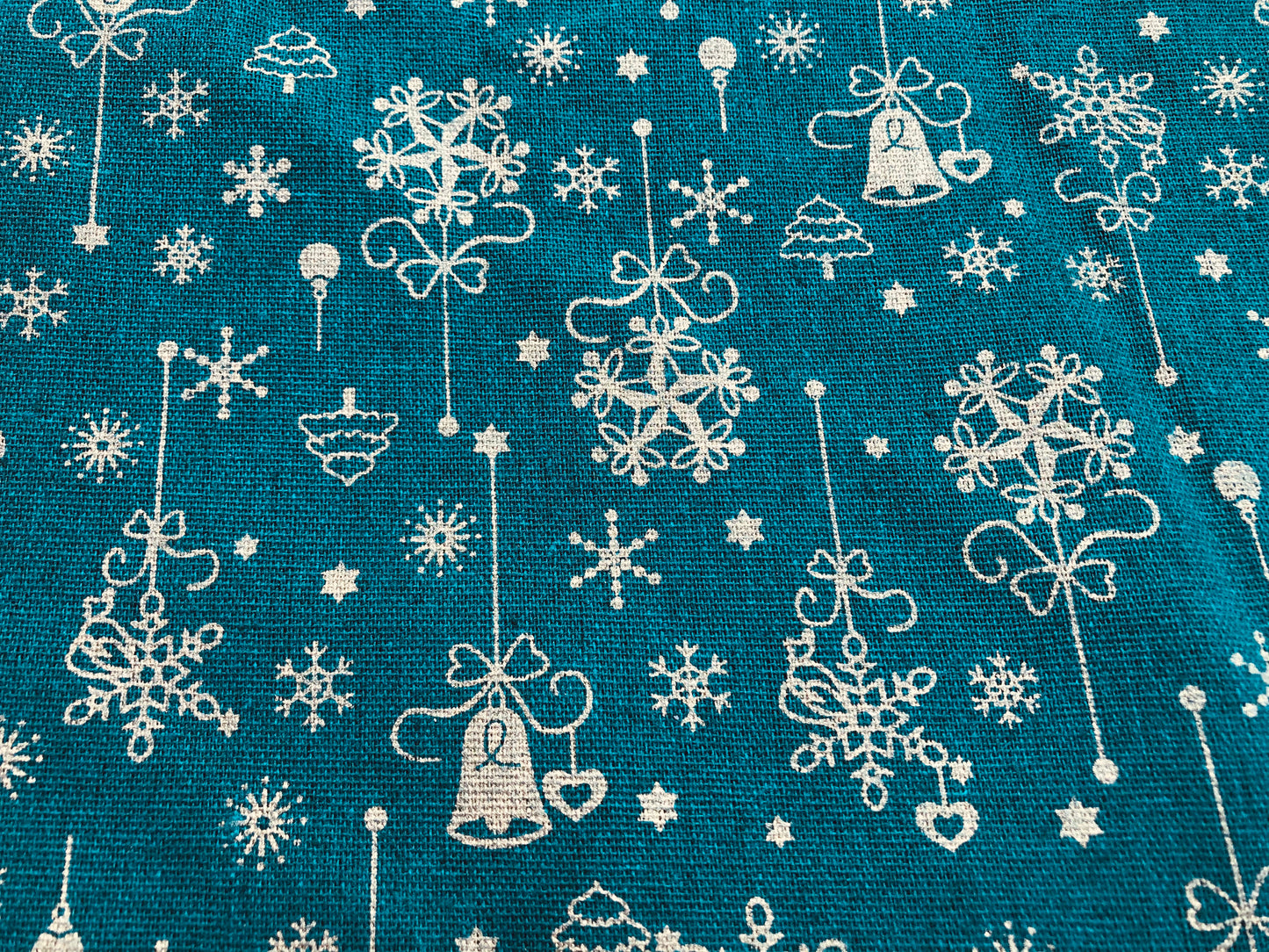 Reduce to clear Christmas fabrics, market stall tablecloth, 300cm x 150cm piece