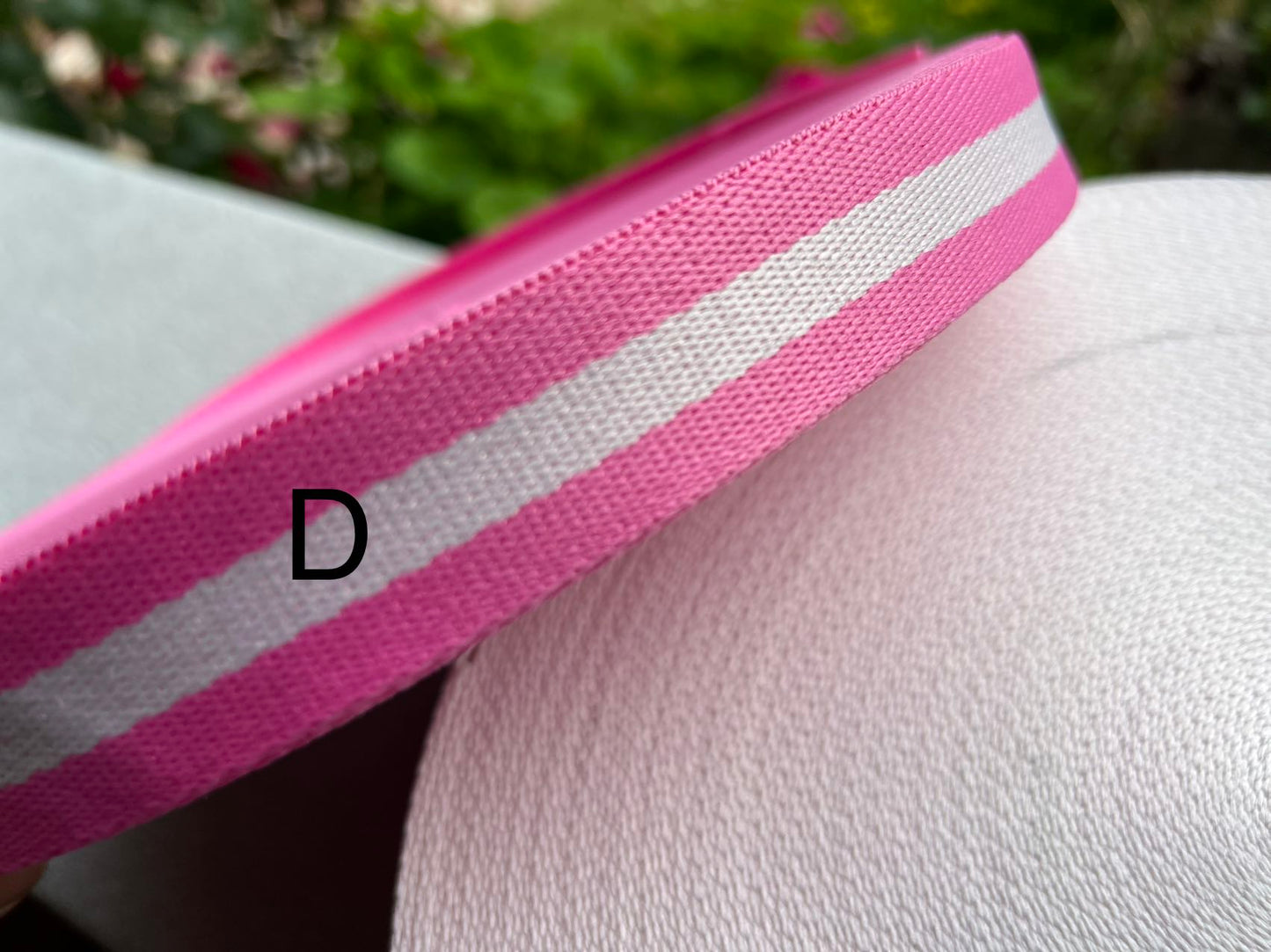 2.5 cm patterned webbing, 1 inch strapping, bag handles, stripes webbing