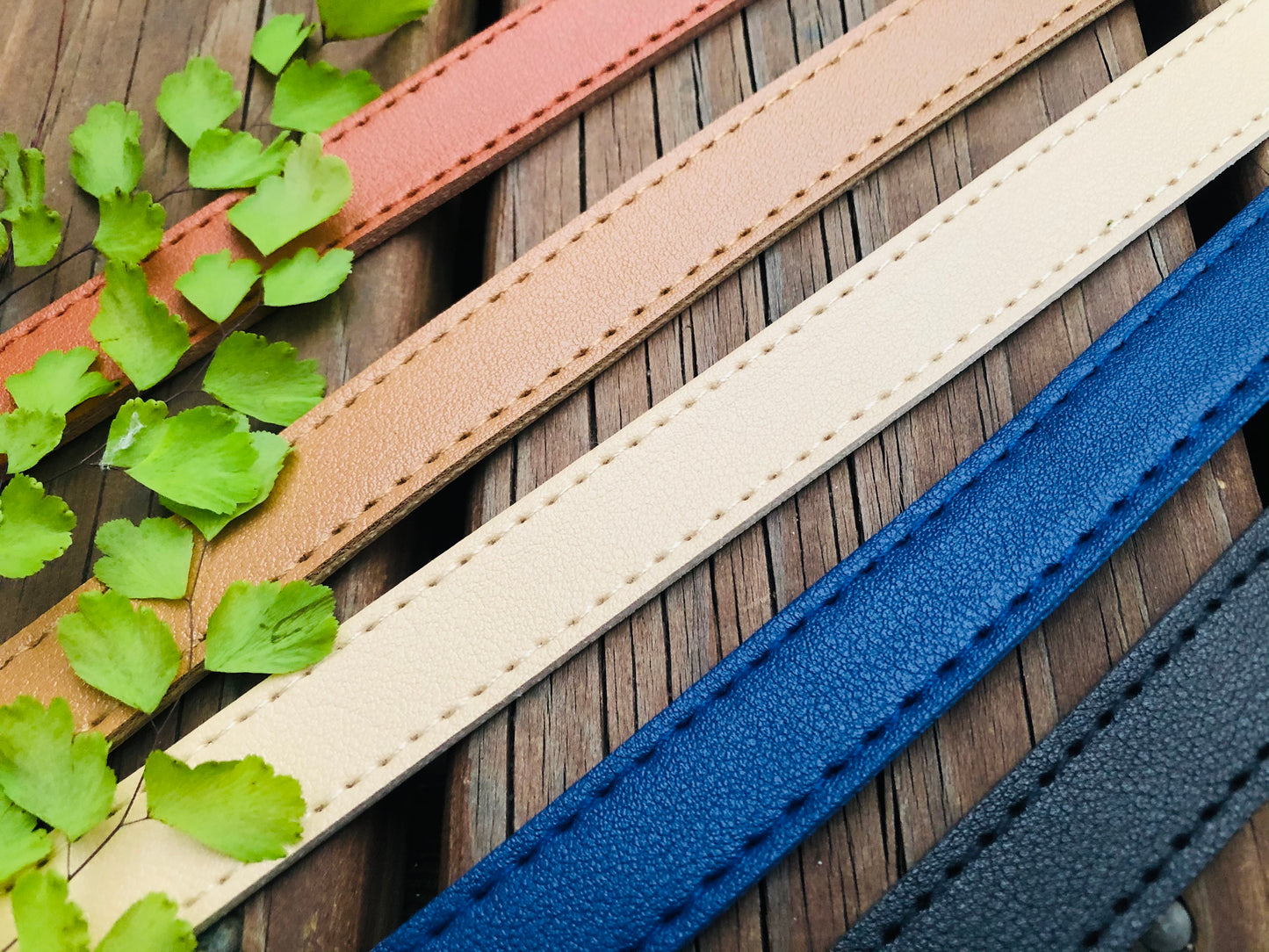 PU leather straps, replacement handbag straps,  vegan leather handle for shoulder bag, artificial leather straps with rivets