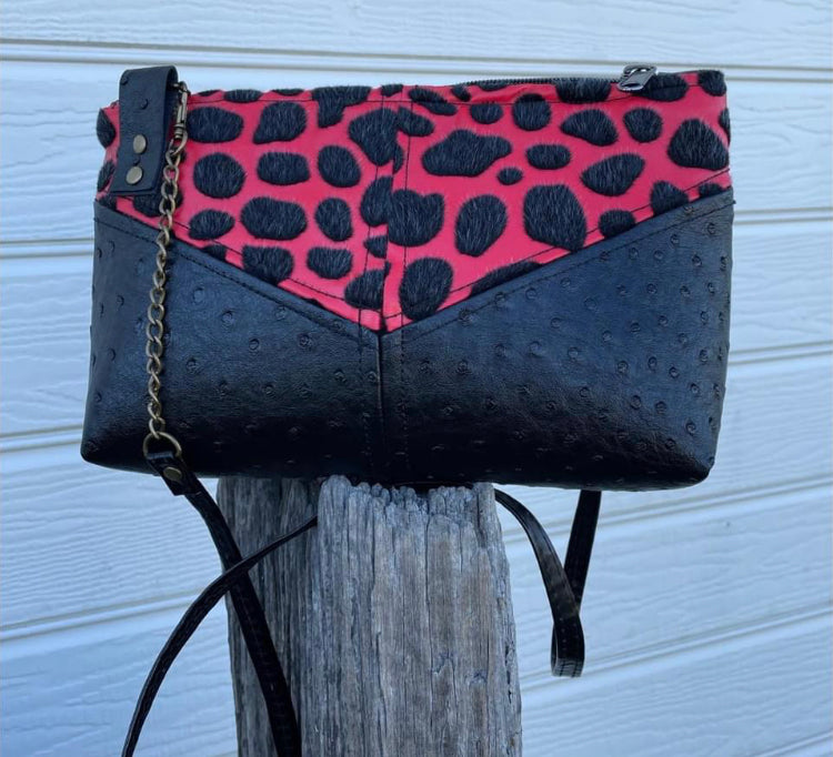 Textured faux leather, cheetah patterned vinyl, textured vinyl, synthetic leather with fur spots, Vegan Pleather, artificial leather for bags, garments, and upholstery by the meter